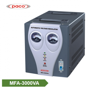 Discountable price Mini Fan Vevor Inverter - Automatic Voltage Stabilizer – meter display 3000VA – Ligao