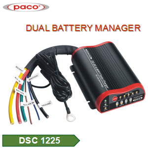 Φορτιστής μπαταρίας λιθίου PACO 4 σταδίων για ηλεκτρικό σκούτερ DC DC & MPPT Solar Charger 25Amp.