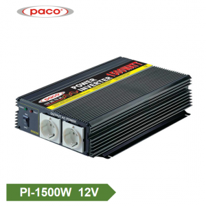 12V/24VDC to 110V/220VAC Modified Sine Wave Power Inverter 1500W